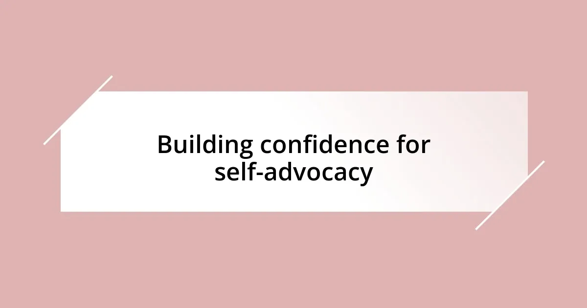 Building confidence in communication